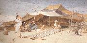 Charles rowbotham Spinners and Weavers (mk37) Sweden oil painting artist